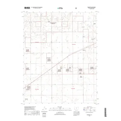 2018 Map of Wilburton, 2018 Print