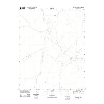 2011 Map of Wild Band Pockets, 2011 Print