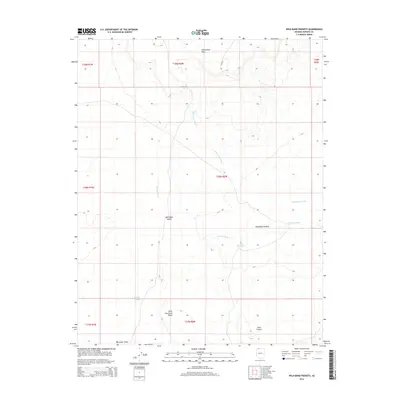 2014 Map of Wild Band Pockets, 2014 Print