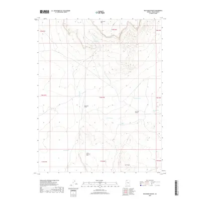 2018 Map of Wild Band Pockets, 2018 Print