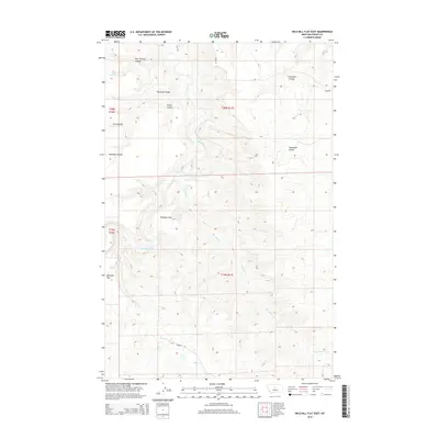 2014 Map of Wild Bill Flat East, 2014 Print
