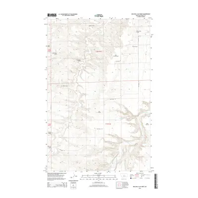 2014 Map of Wild Bill Flat West, 2014 Print