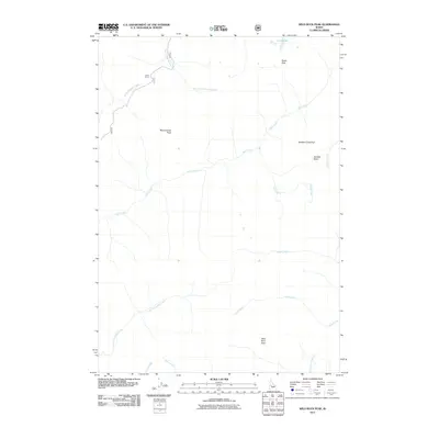 2011 Map of Wild Buck Peak, 2011 Print