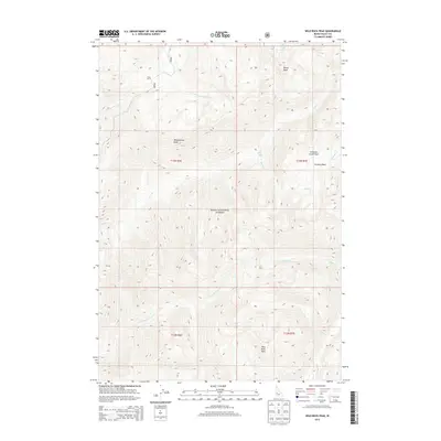 2013 Map of Wild Buck Peak, 2013 Print