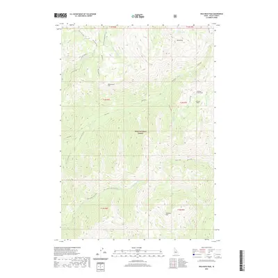 2020 Map of Wild Buck Peak, 2020 Print