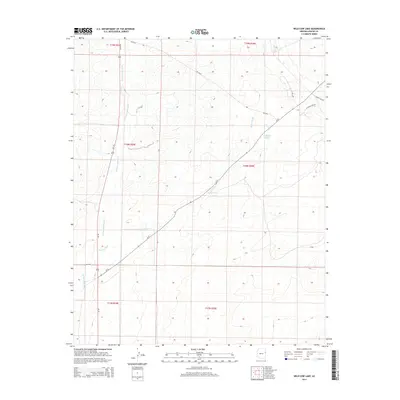 2014 Map of Wild Cow Lake, 2014 Print