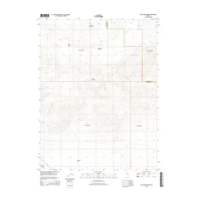 2014 Map of Wild Horse Basin, 2014 Print