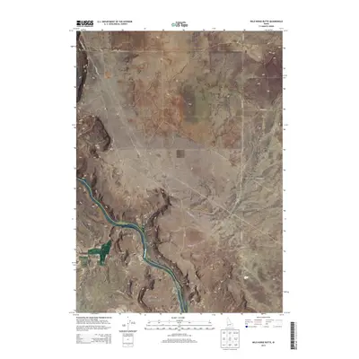 2013 Map of Wild Horse Butte, 2013 Print