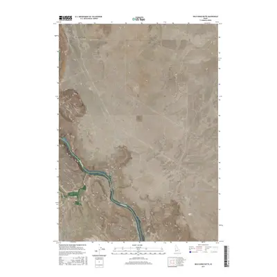 2017 Map of Wild Horse Butte, 2017 Print