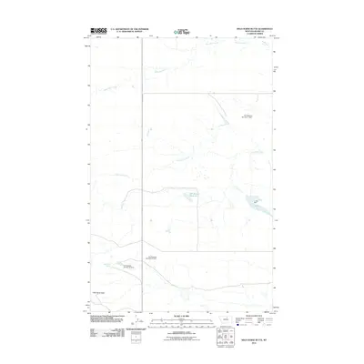 2011 Map of Wild Horse Butte, 2011 Print