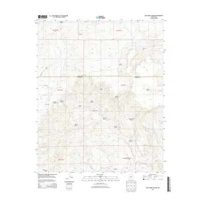 2013 Map of Wild Horse Canyon, 2013 Print