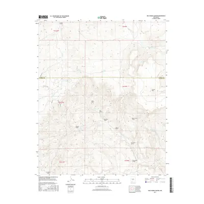 2017 Map of Wild Horse Canyon, 2017 Print