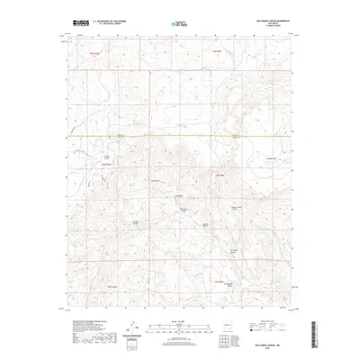 2020 Map of Wild Horse Canyon, 2020 Print