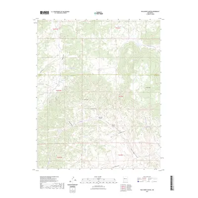 2023 Map of Wild Horse Canyon, 2023 Print