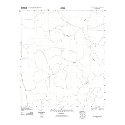 2010 Map of Wild Horse Canyon, 2010 Print