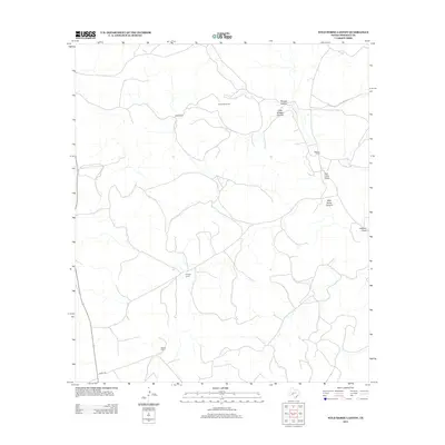 2012 Map of Wild Horse Canyon, 2012 Print