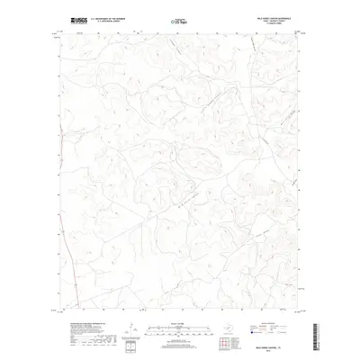 2019 Map of Wild Horse Canyon, 2019 Print