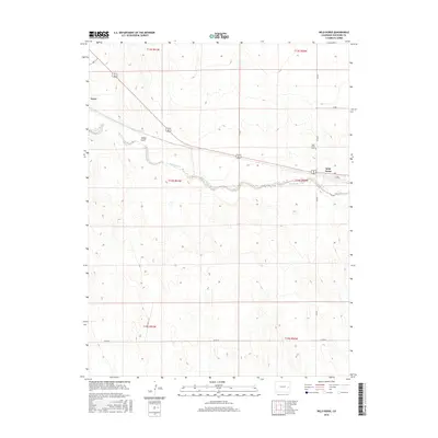 2016 Map of Wild Horse, 2016 Print