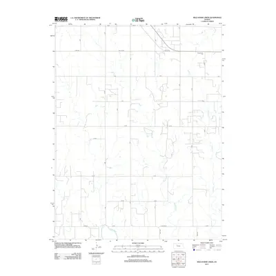 2012 Map of Wild Horse Creek, 2012 Print