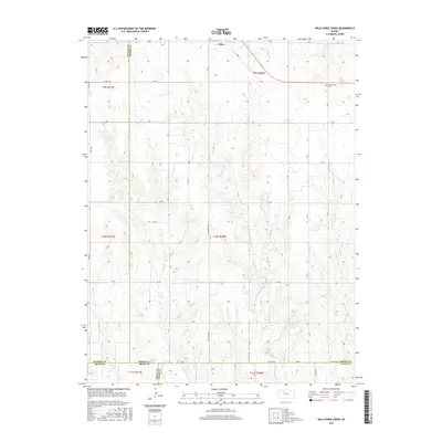 2016 Map of Wild Horse Creek, 2016 Print