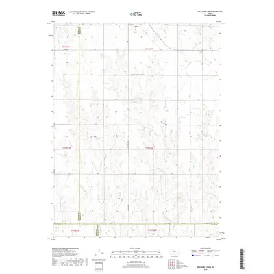 2018 Map of Wild Horse Creek, 2018 Print