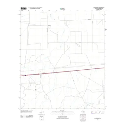 2013 Map of Wild Horse, 2013 Print
