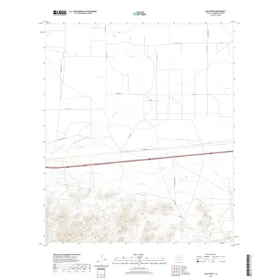 2019 Map of Wild Horse, 2019 Print