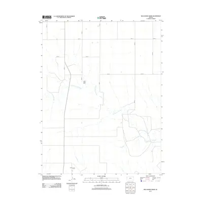 2012 Map of Wild Horse Draw, 2012 Print