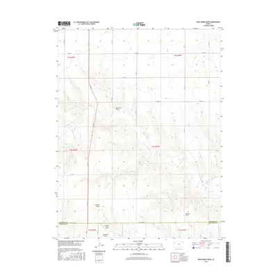2015 Map of Wild Horse Draw, 2015 Print