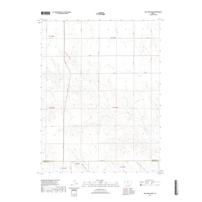 2018 Map of Wild Horse Draw, 2018 Print