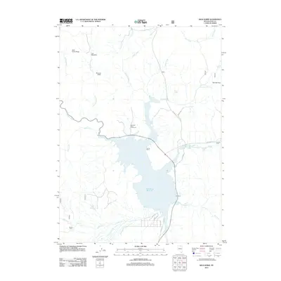2012 Map of Wild Horse, 2012 Print