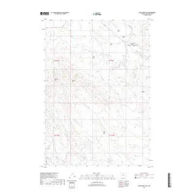 2017 Map of Wild Horse Flats, 2017 Print