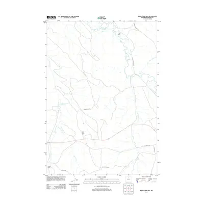 2012 Map of Wild Horse Hill, 2012 Print