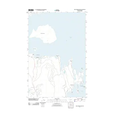 2011 Map of Wild Horse Island, 2011 Print