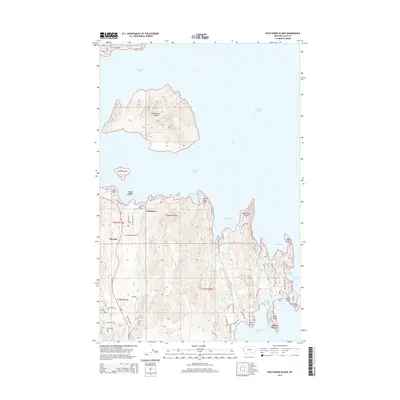 2014 Map of Wild Horse Island, 2014 Print