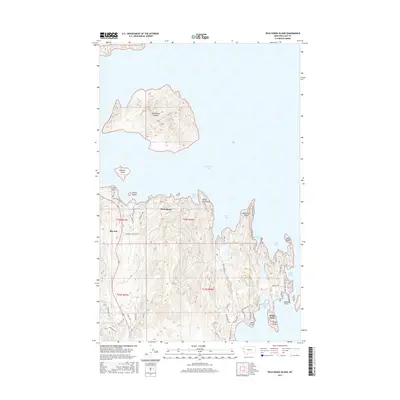 2017 Map of Wild Horse Island, 2017 Print
