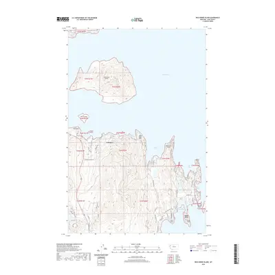 2020 Map of Wild Horse Island, 2020 Print
