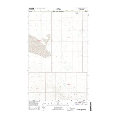 2017 Map of Wild Horse Lake East, 2017 Print