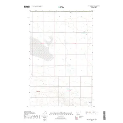 2020 Map of Wild Horse Lake East, 2020 Print