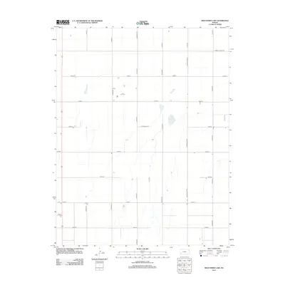 2012 Map of Wild Horse Lake, 2012 Print