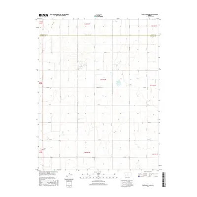 2016 Map of Wild Horse Lake, 2016 Print