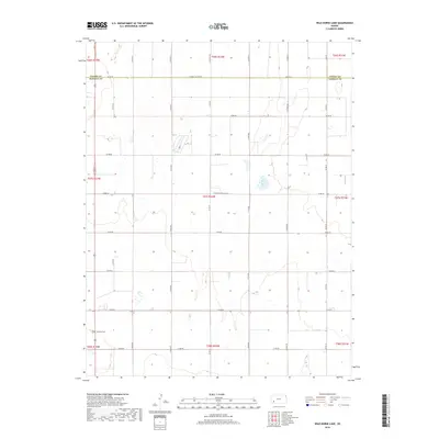 2018 Map of Wild Horse Lake, 2018 Print