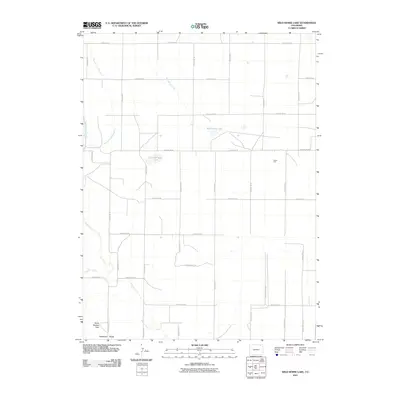 2010 Map of Wild Horse Lake, 2010 Print