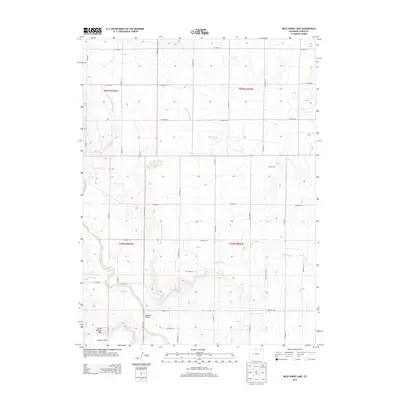 2013 Map of Wild Horse Lake, 2013 Print
