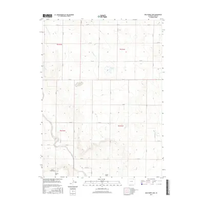 2016 Map of Wild Horse Lake, 2016 Print
