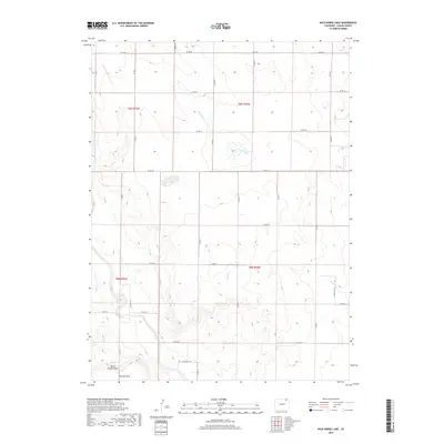 2019 Map of Wild Horse Lake, 2019 Print