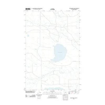 2011 Map of Wild Horse Lake, 2011 Print