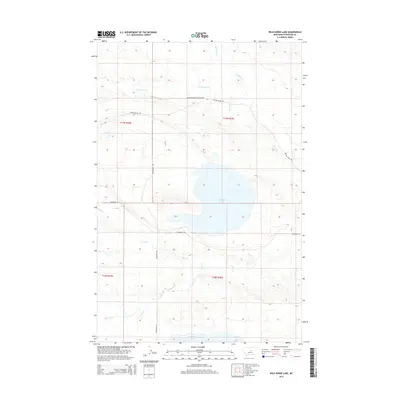 2014 Map of Wild Horse Lake, 2014 Print