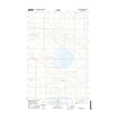 2017 Map of Wild Horse Lake, 2017 Print