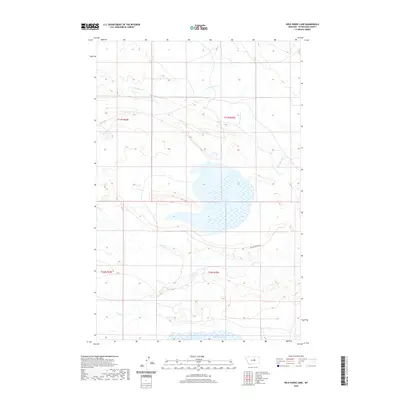 2020 Map of Wild Horse Lake, 2020 Print